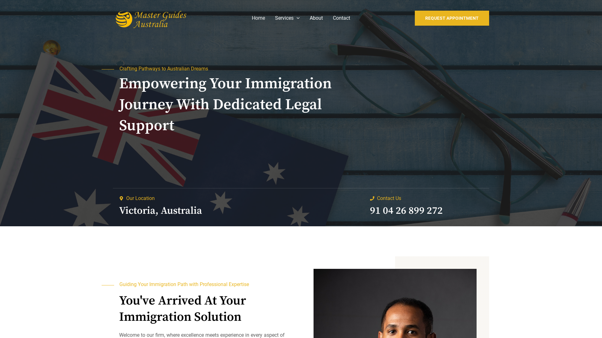 Website Design for Migration Consultant